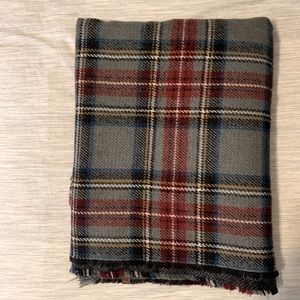 Roots Harvest Plaid Scarf